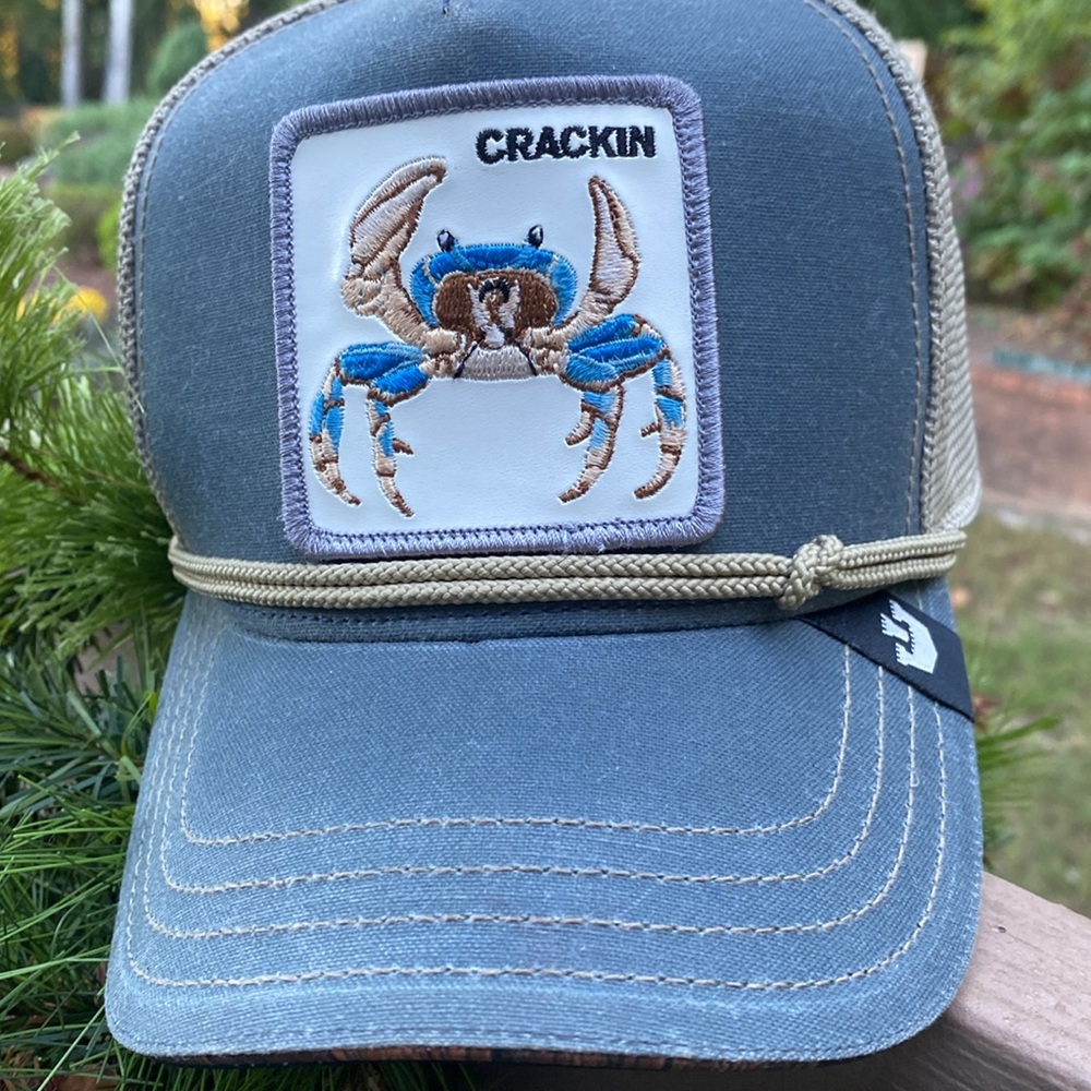 SOLD SOLD The Farm Goodrin Bros (Rare) Mens Crackin Trucker hat - Picture 8 of 10